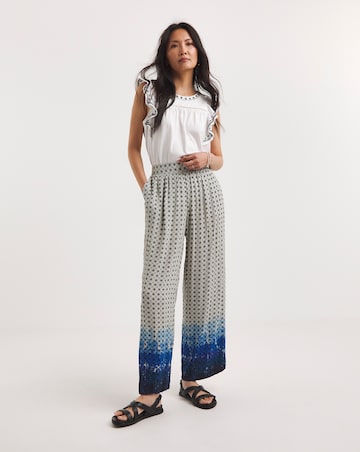 Julipa Printed Crinkle Trouser