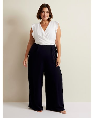 Phase Eight Ayla Corsage Colourblock Jumpsuit