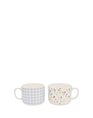 Set of 2 Stacking Mugs