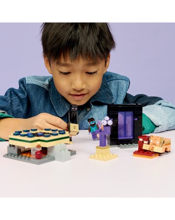 LEGO Minecraft Nether & End Portal Journey