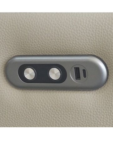 Aspire Kingsmere Leather Power Recliner Corner Sofa