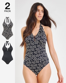 Value (2 Pack) Halterneck Swimsuits