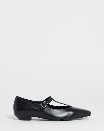 Park Elongated Square Toe Mary Janes - Wide Fit (E)