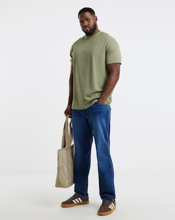 Jack & Jones Austin Waffle T-Shirt - Green