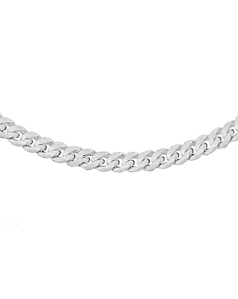 Gents Sterling Silver Panza Curb Chain