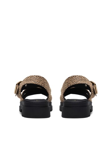 Clarks Animal Print Orinoco3 Cross Sandals - Standard Fit (D)
