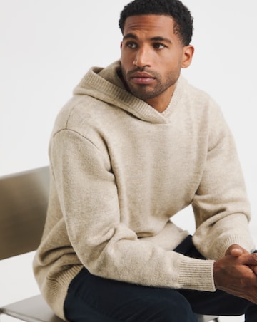 Relaxed Fit Soft Touch Knitted Hoodie