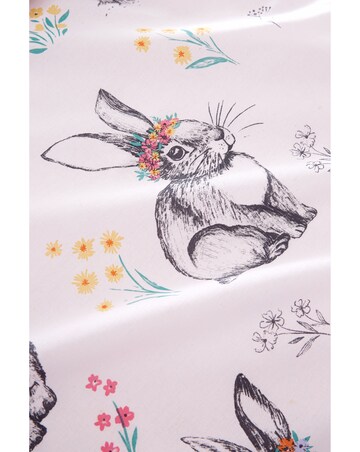 Catherine Lansfield Bunny Tails Ditsy Flowers Duvet Cover Set