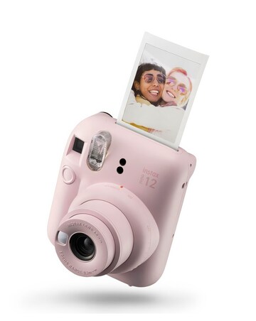 Fujifilm Instax Mini 12 Instant Camera with Case, Album, Cards & Pegs - Pink