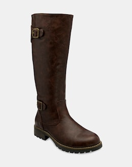 Lotus  Brandi Knee High Buckle Boot Standard Fit