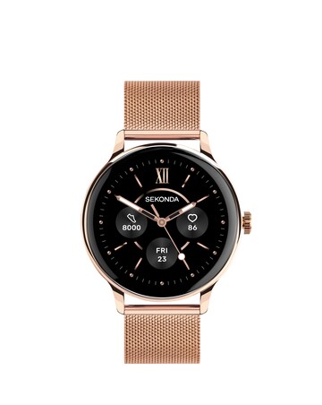 Sekonda Flex Plus Smart Watch - Gold/Stainless Steel Mesh