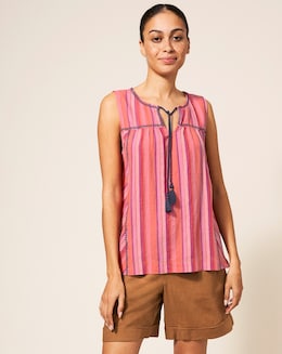 White Stuff Libset Stripe Vest