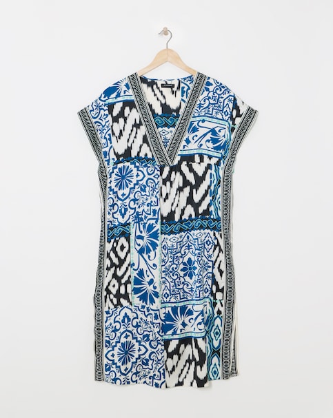 Stretch Satin Printed Nightie