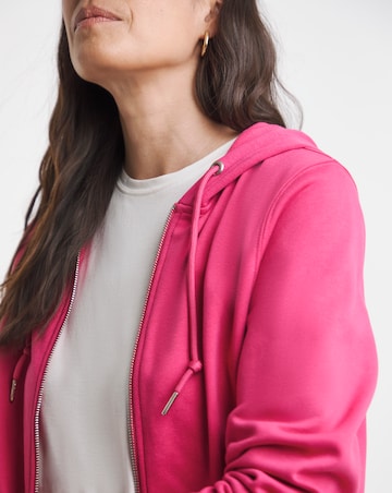 The Longline Zip Up Hoodie