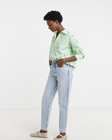 Embroidered Stripe Shirt