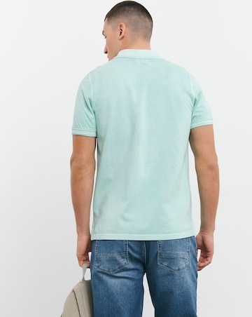 Garment Dyed Pure Cotton Pique Polo Long