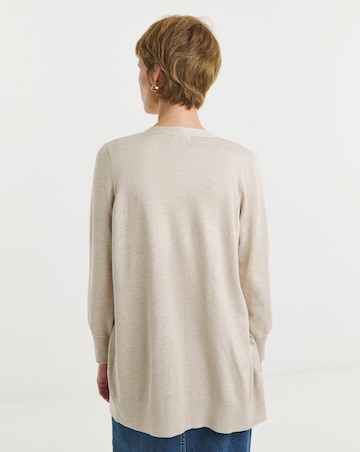 Longline Edge To Edge Cardigan
