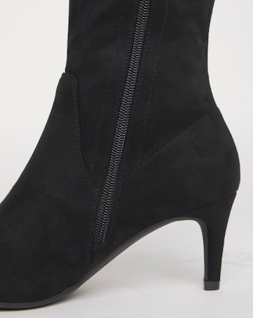 Symphony Heeled Knee Boots - Extra Wide Fit (EEE) & Super Curvy/Curvy Plus Calf