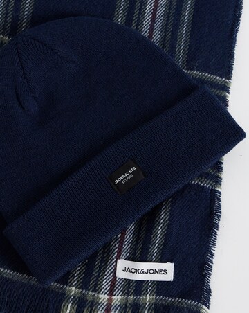 Jack & Jones Beanie & Scarf Giftbox - Navy