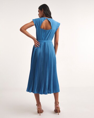 Joanna Hope Pleated Belted Midi Dress
