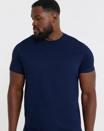 Premium 100% Mercerised T-Shirt- Navy