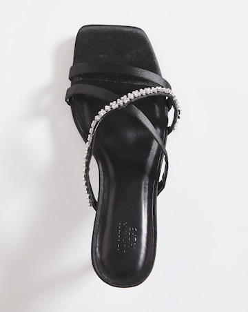 Joanna Hope Diamante Crossover Heel - Wide Fit (E)
