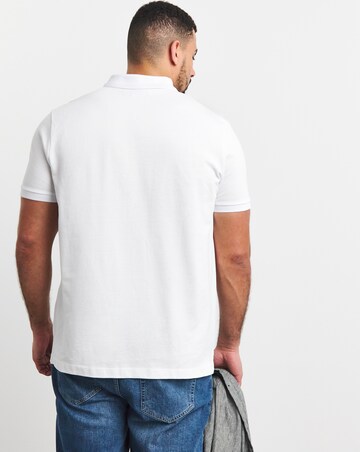 Pure Cotton Pique Polo-White