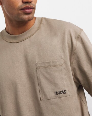 BOSS Doodle Logo Stone T-Shirt