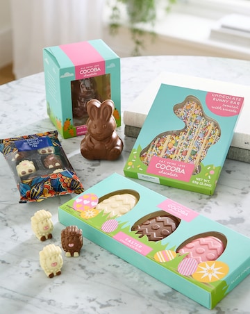 Easter Bundle-Easter Egg Bites, Chocolate Sheep, Duck & Bunny with Jelly Carrot