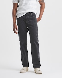 Levi's 501 Original Straight Fit Jean - Worn Black