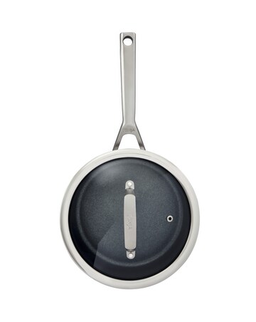 Ninja Foodi ZEROSTICK Stainless Steel 20cm Saucepan with Lid