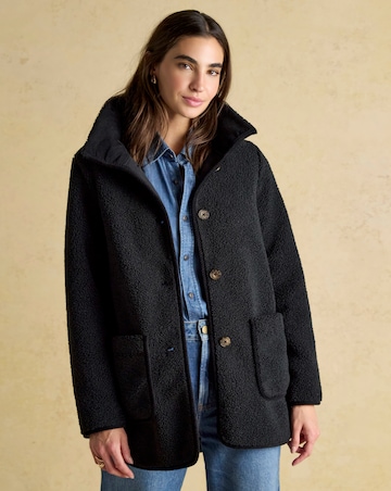 Joules Sadie Longline Button Fleece