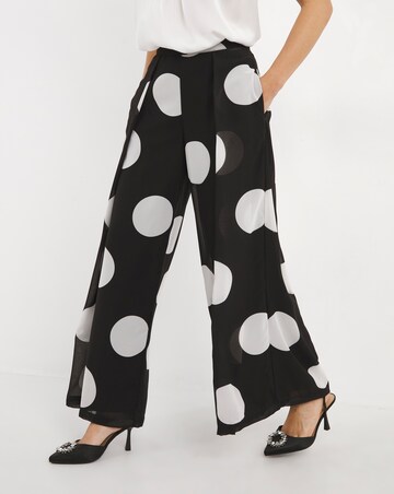 Joanna Hope Wide Leg Spot Trouser