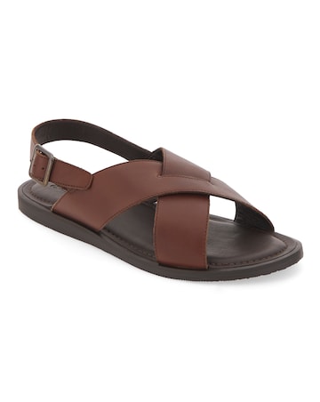 Leather Back Strap Sandal W Fit