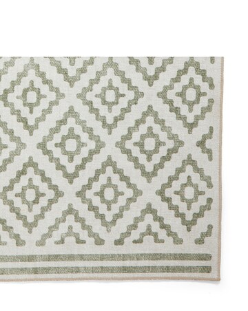 Think Rugs Coral Geometric Rug