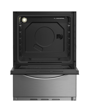 Indesit I5G3PMX 50cm Duel Fuel Single Cooker - Stainless Steel