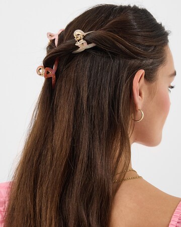 Accessorize 3-Pack Mini Twist Claw Clips