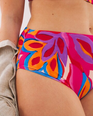 Floral Mix and Match High Waist Bikini Bottoms