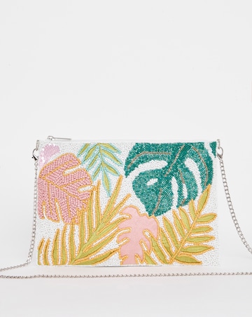 Multi Beaded Clutch Bag