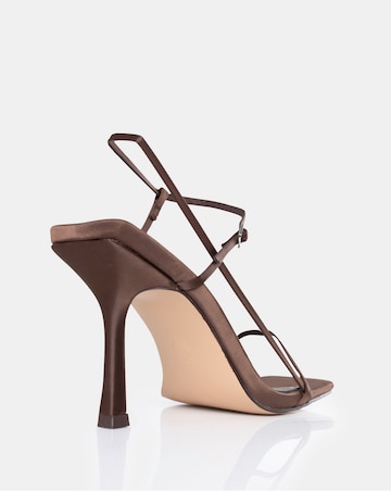 Public Desire Pheobe Barley There Sandals Wide E Fit