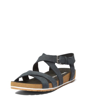 Timberland Malibu Waves Jet Black Nubuck Sandals