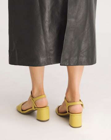 Kylie Barely There Block Heeled Sandals Wide E Fit