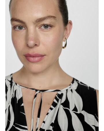 Mango Julia Leaf Print Dress