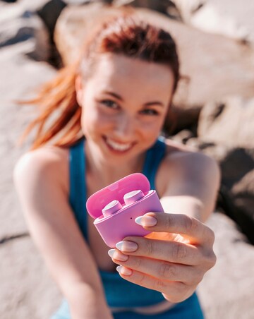 JLab Go Air Pop True Wireless Earbuds - Pink