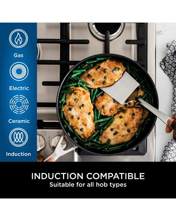 Ninja Foodi ZEROSTICK Stainless Steel 30cm Frying Pan