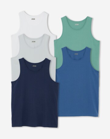 5 Pack Multi Vests Long