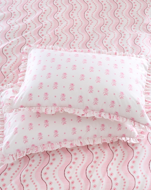 Cath Kidston Spitalfield Bunches 100% Cotton Pillowcase Pair