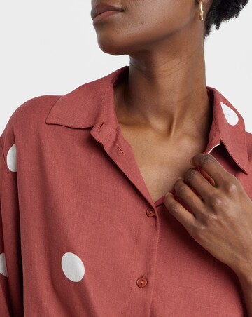 Linen Mix Half Sleeve Shirt