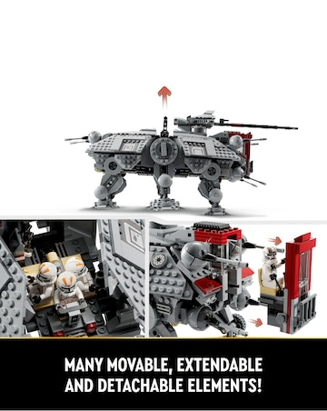 LEGO Star Wars AT-TE Walker Set with Droid Figures 75337