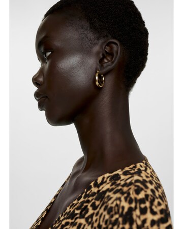 Mango Lin Leopard Midi Dress